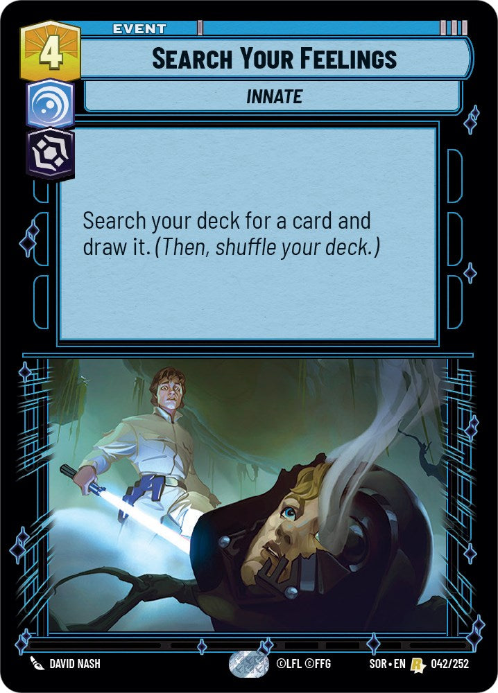 Search Your Feelings (042/252) [Spark of Rebellion] | Shuffle n Cut Hobbies & Games
