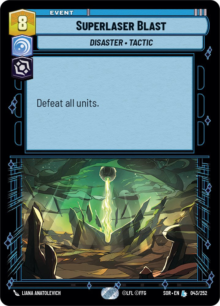 Superlaser Blast (043/252) [Spark of Rebellion] | Shuffle n Cut Hobbies & Games