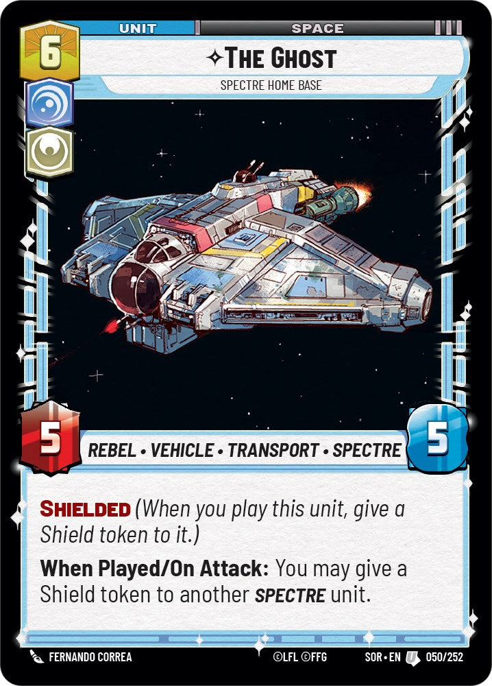 The Ghost - Spectre Home Base (050/252) [Spark of Rebellion] | Shuffle n Cut Hobbies & Games