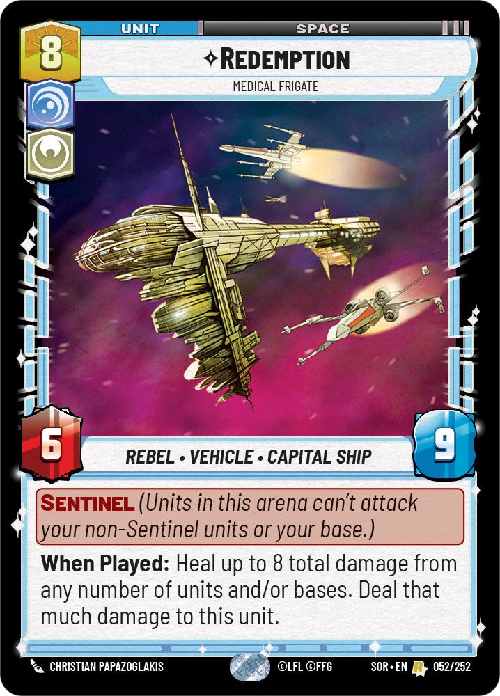 Redemption - Medical Frigate (052/252) [Spark of Rebellion] | Shuffle n Cut Hobbies & Games