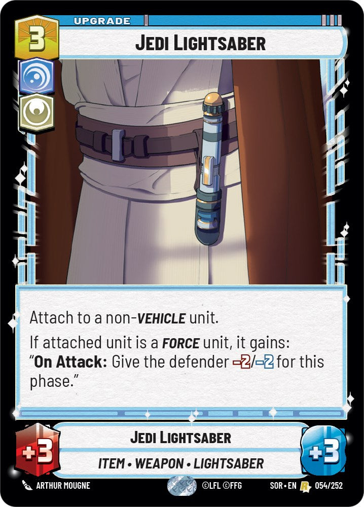 Jedi Lightsaber (054/252) [Spark of Rebellion] | Shuffle n Cut Hobbies & Games