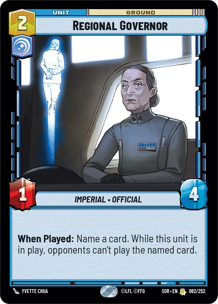 Regional Governor (062/252) [Spark of Rebellion] | Shuffle n Cut Hobbies & Games