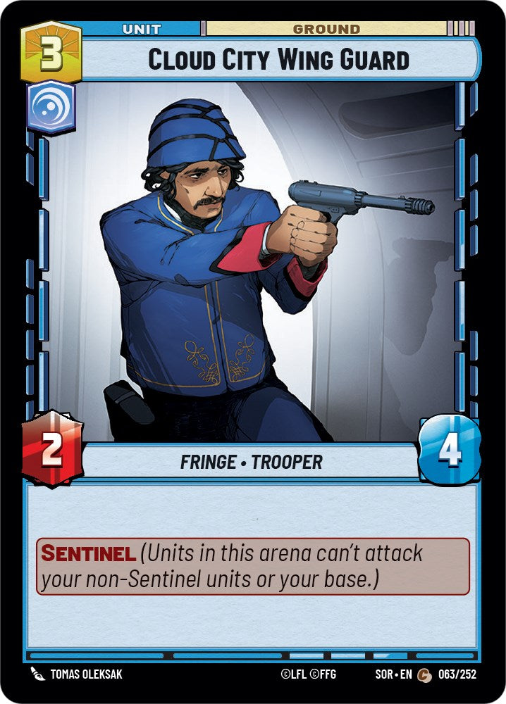 Cloud City Wing Guard (063/252) [Spark of Rebellion] | Shuffle n Cut Hobbies & Games