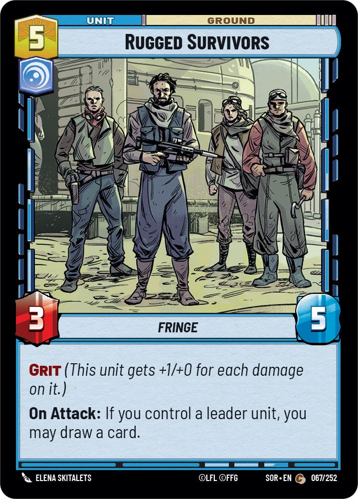 Rugged Survivors (067/252) [Spark of Rebellion] | Shuffle n Cut Hobbies & Games