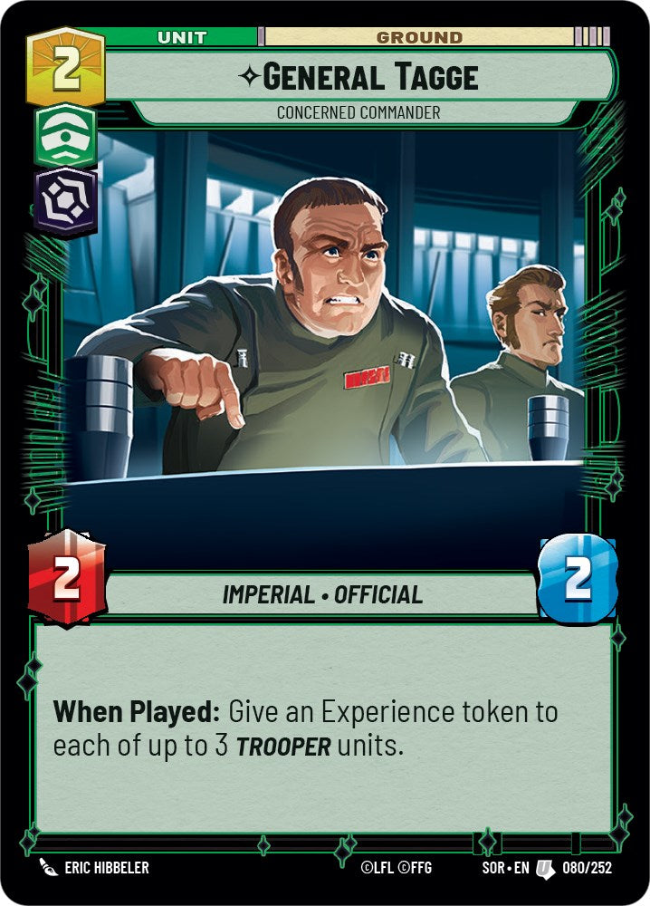 General Tagge - Concerned Commander (080/252) [Spark of Rebellion] | Shuffle n Cut Hobbies & Games