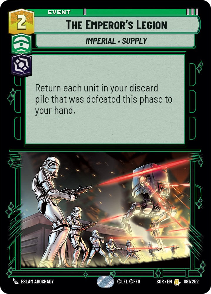 The Emperor's Legion (091/252) [Spark of Rebellion] | Shuffle n Cut Hobbies & Games