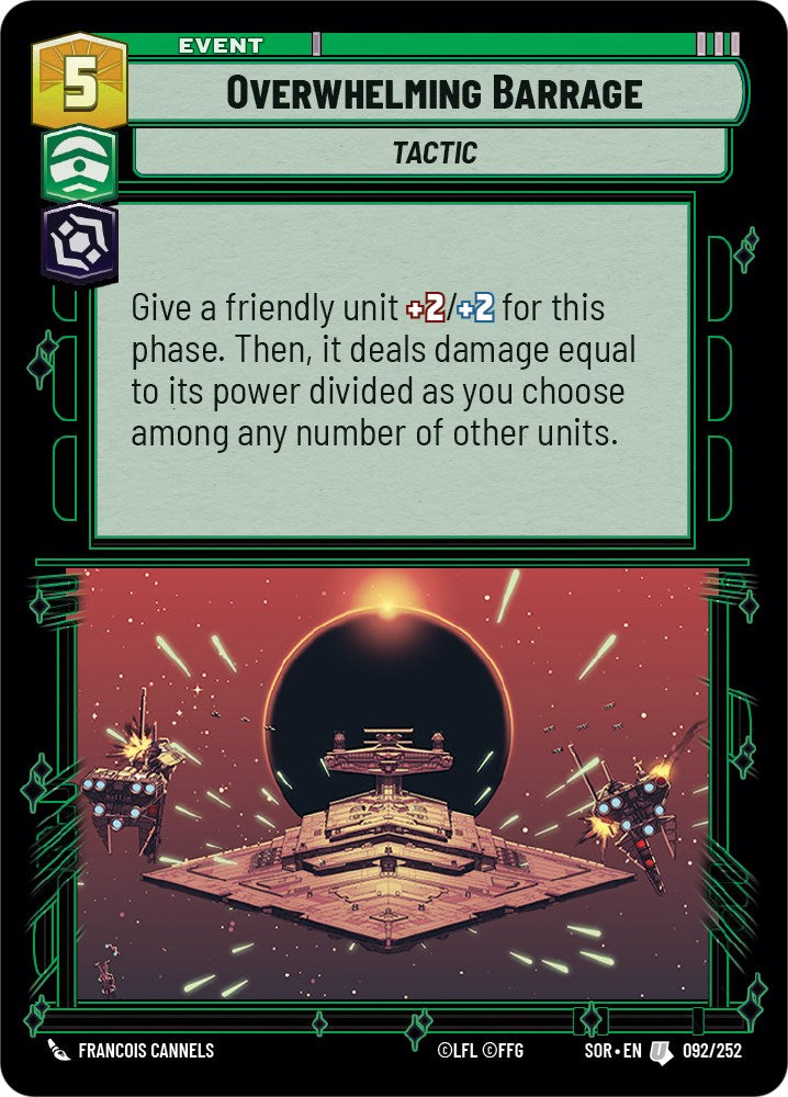 Overwhelming Barrage (092/252) [Spark of Rebellion] | Shuffle n Cut Hobbies & Games