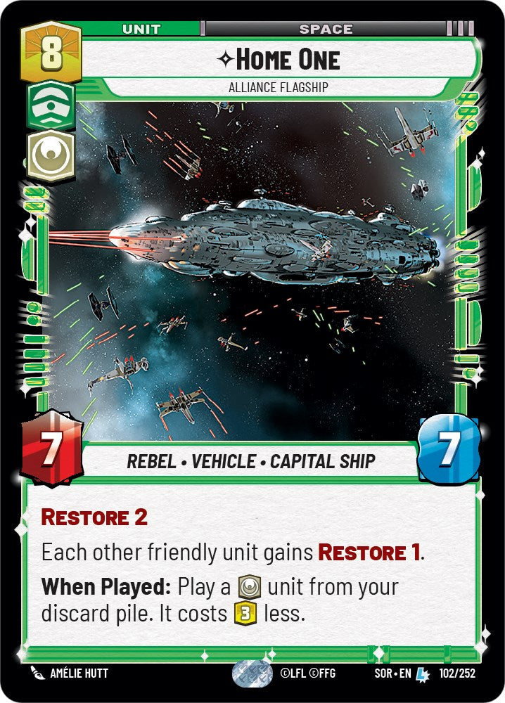 Home One - Alliance Flagship (102/252) [Spark of Rebellion] | Shuffle n Cut Hobbies & Games