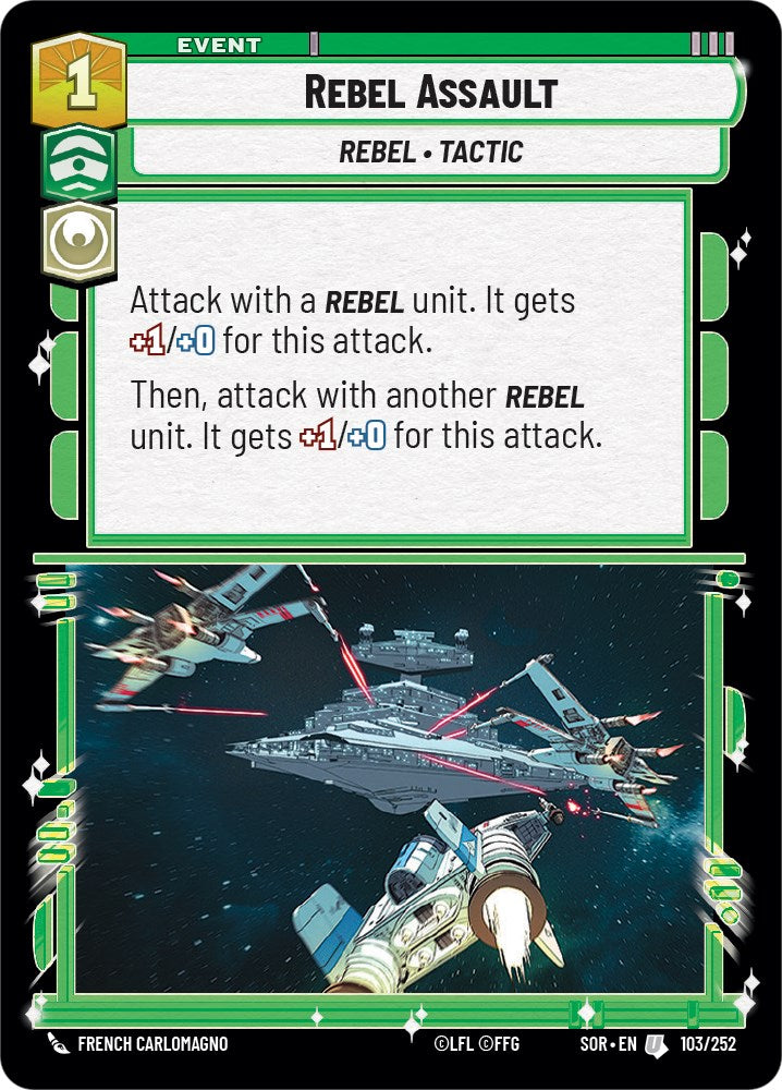 Rebel Assault (103/252) [Spark of Rebellion] | Shuffle n Cut Hobbies & Games