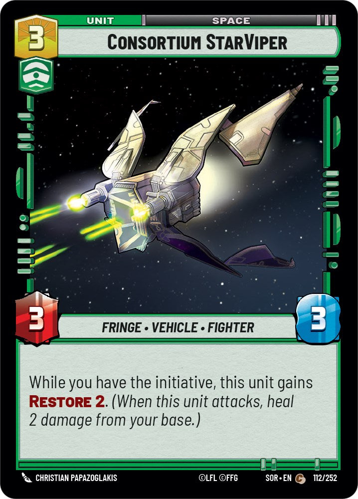 Consortium StarViper (112/252) [Spark of Rebellion] | Shuffle n Cut Hobbies & Games