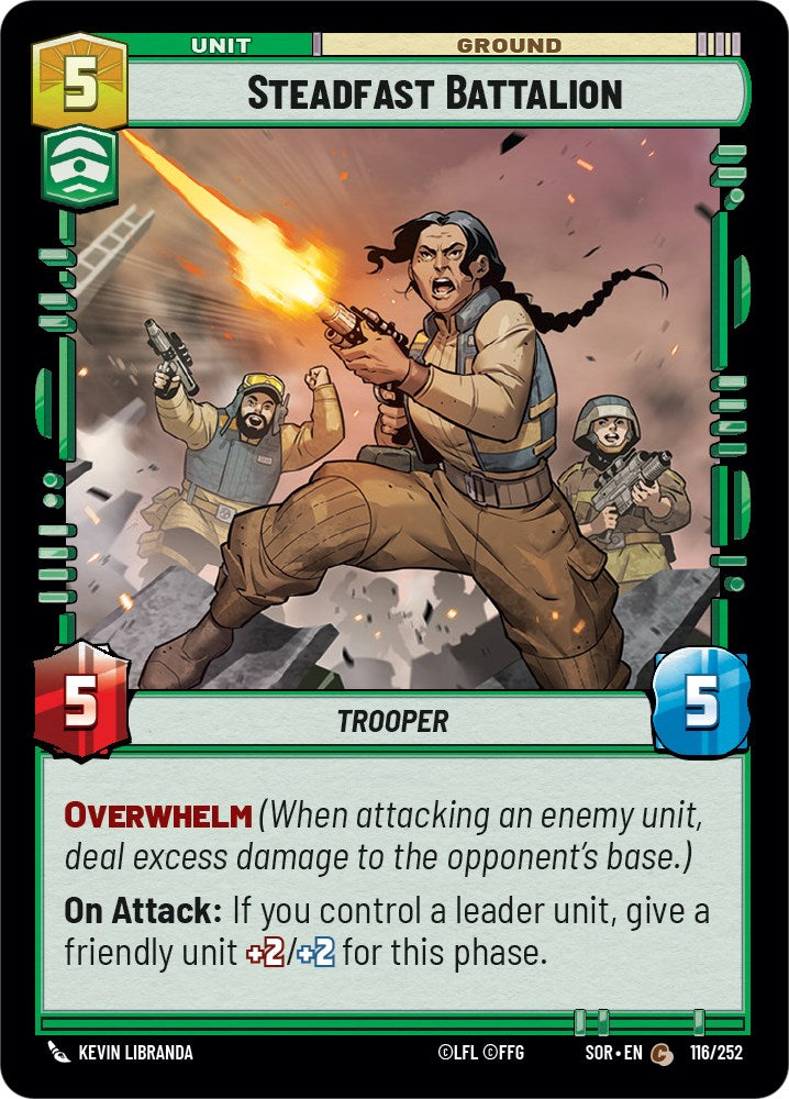 Steadfast Battalion (116/252) [Spark of Rebellion] | Shuffle n Cut Hobbies & Games