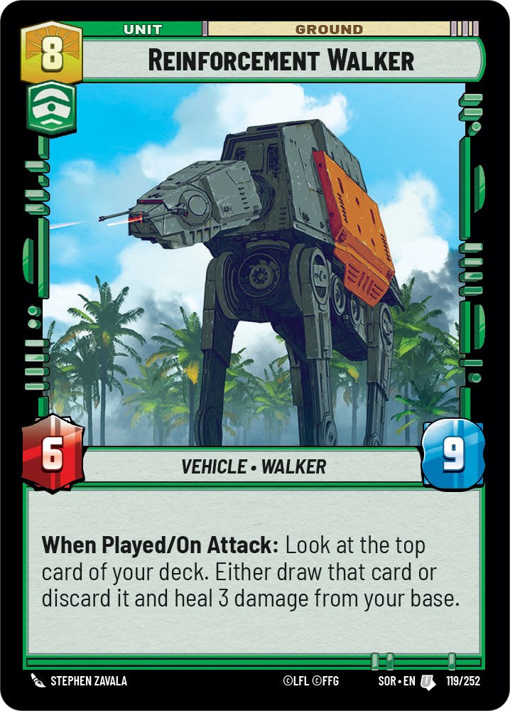 Reinforcement Walker (119/252) [Spark of Rebellion] | Shuffle n Cut Hobbies & Games