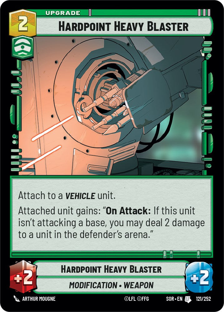 Hardpoint Heavy Blaster (121/252) [Spark of Rebellion] | Shuffle n Cut Hobbies & Games