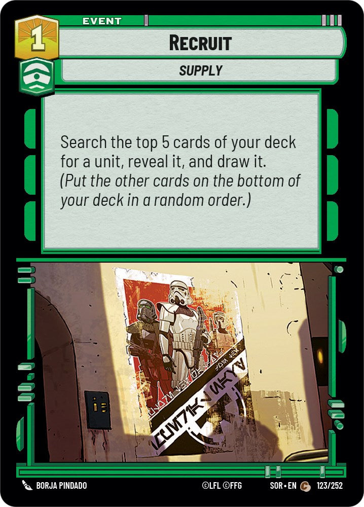 Recruit (123/252) [Spark of Rebellion] | Shuffle n Cut Hobbies & Games
