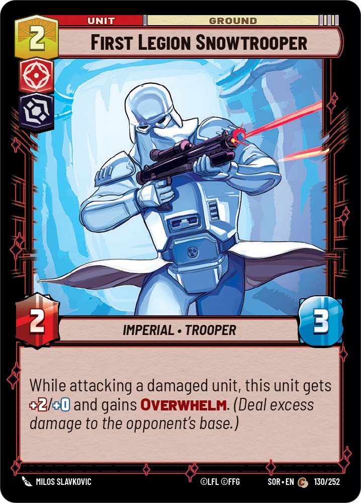 First Legion Snowtrooper (130/252) [Spark of Rebellion] | Shuffle n Cut Hobbies & Games