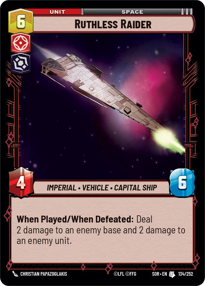 Ruthless Raider (134/252) [Spark of Rebellion] | Shuffle n Cut Hobbies & Games