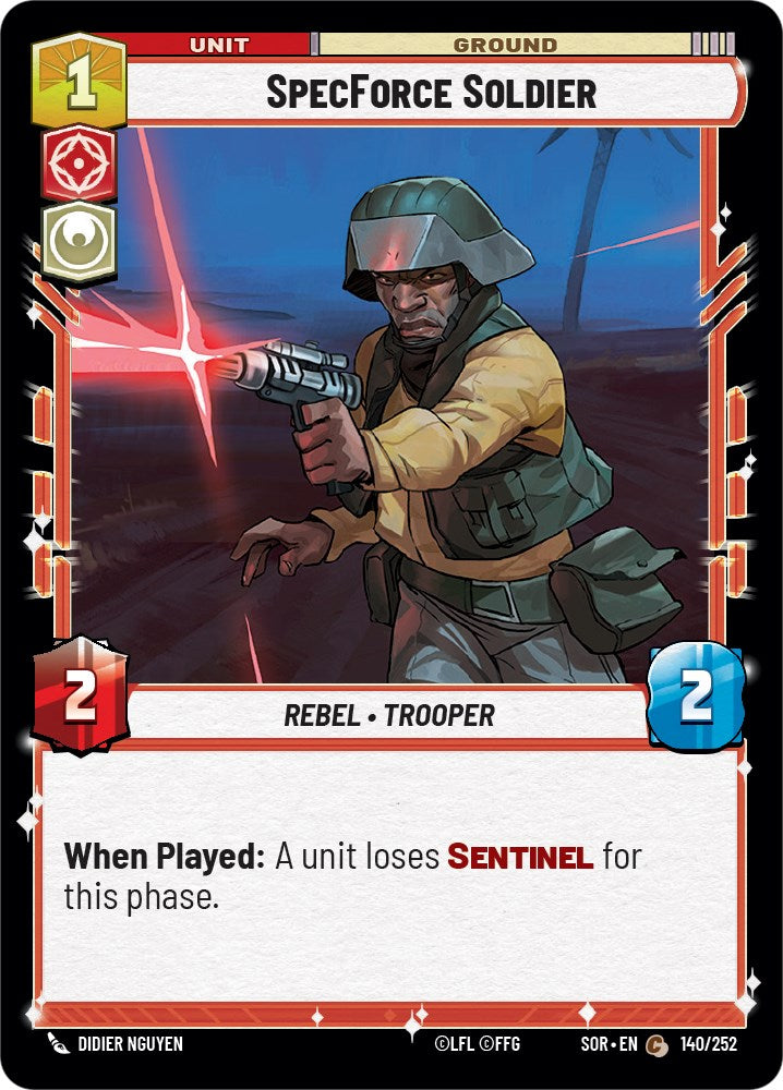SpecForce Soldier (140/252) [Spark of Rebellion] | Shuffle n Cut Hobbies & Games