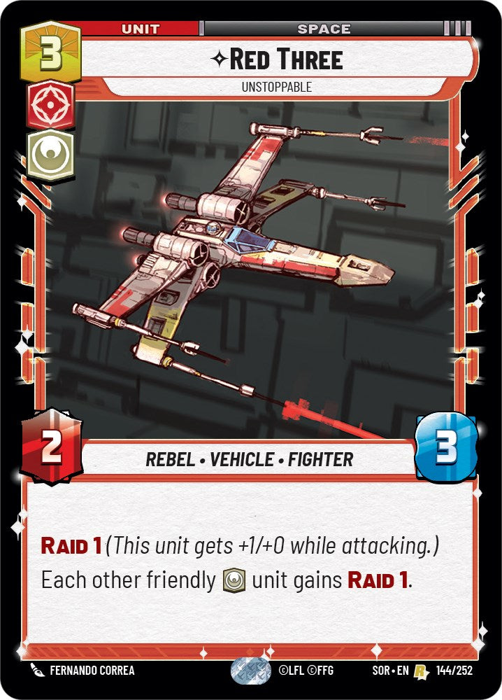 Red Three - Unstoppable (144/252) [Spark of Rebellion] | Shuffle n Cut Hobbies & Games