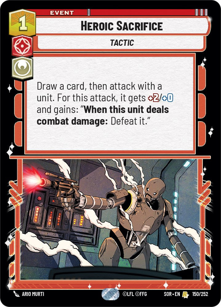 Heroic Sacrifice (150/252) [Spark of Rebellion] | Shuffle n Cut Hobbies & Games