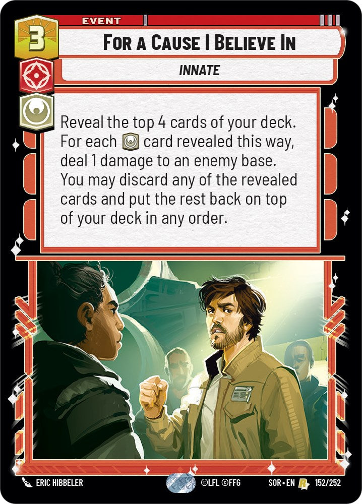 For A Cause I Believe In (152/252) [Spark of Rebellion] | Shuffle n Cut Hobbies & Games