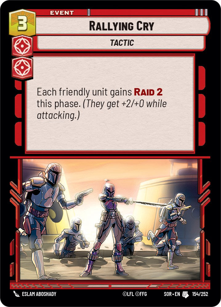 Rallying Cry (154/252) [Spark of Rebellion] | Shuffle n Cut Hobbies & Games