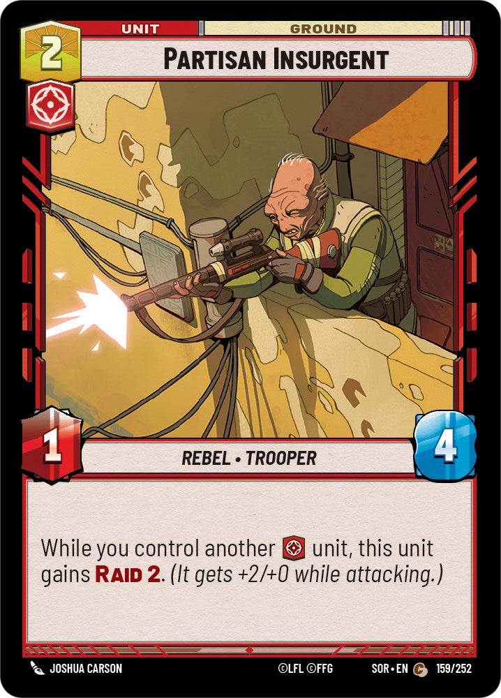 Partisan Insurgent (159/252) [Spark of Rebellion] | Shuffle n Cut Hobbies & Games