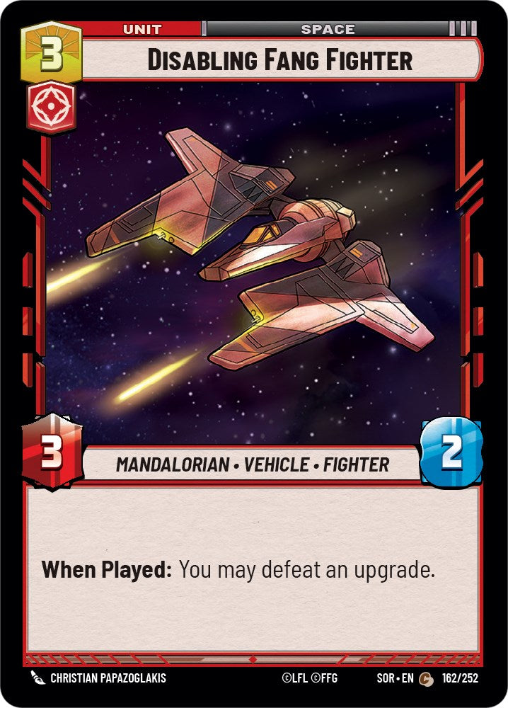 Disabling Fang Fighter (162/252) [Spark of Rebellion] | Shuffle n Cut Hobbies & Games