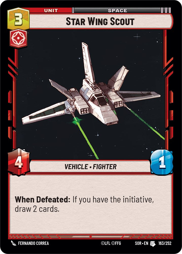 Star Wing Scout (163/252) [Spark of Rebellion] | Shuffle n Cut Hobbies & Games