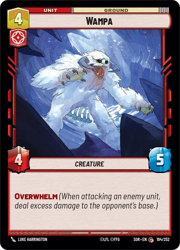 Wampa (164/252) [Spark of Rebellion] | Shuffle n Cut Hobbies & Games