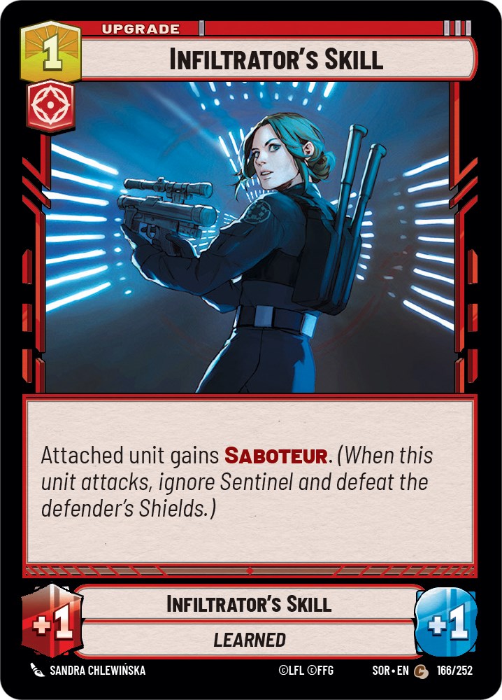 Infiltrator's Skill (166/252) [Spark of Rebellion] | Shuffle n Cut Hobbies & Games