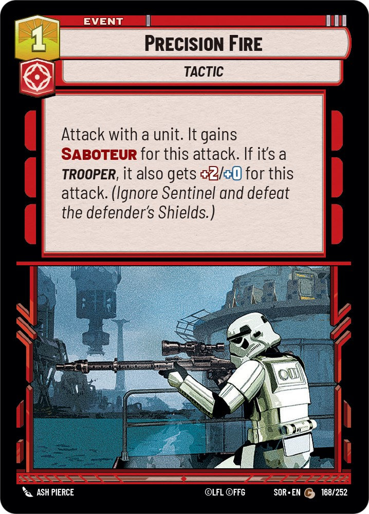 Precision Fire (168/252) [Spark of Rebellion] | Shuffle n Cut Hobbies & Games