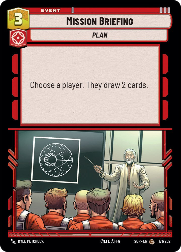 Mission Briefing (171/252) [Spark of Rebellion] | Shuffle n Cut Hobbies & Games