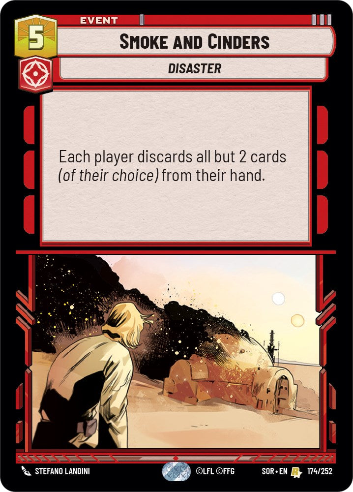 Smoke and Cinders (174/252) [Spark of Rebellion] | Shuffle n Cut Hobbies & Games
