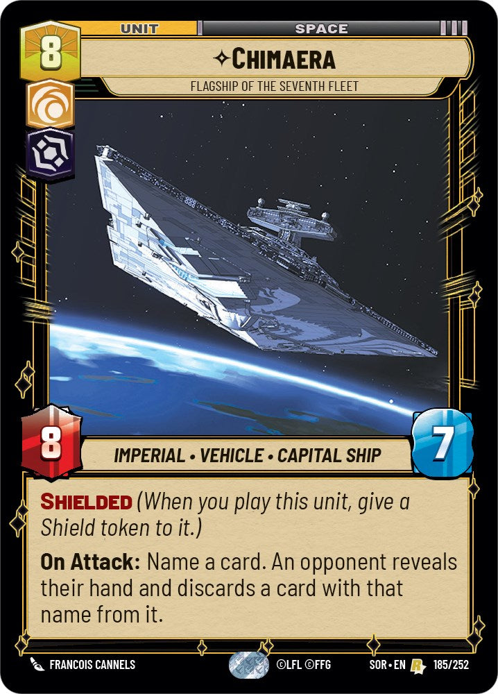 Chimaera - Flagship of the Seventh Fleet (185/252) [Spark of Rebellion] | Shuffle n Cut Hobbies & Games
