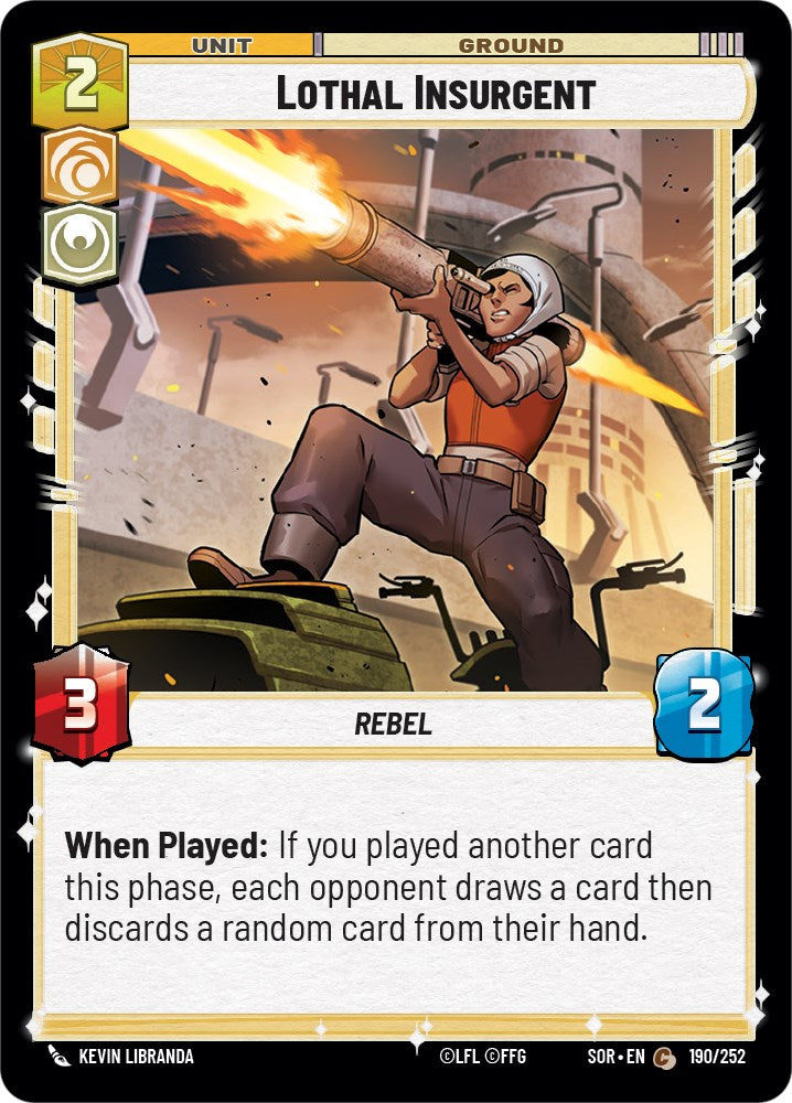 Lothal Insurgent (190/252) [Spark of Rebellion] | Shuffle n Cut Hobbies & Games