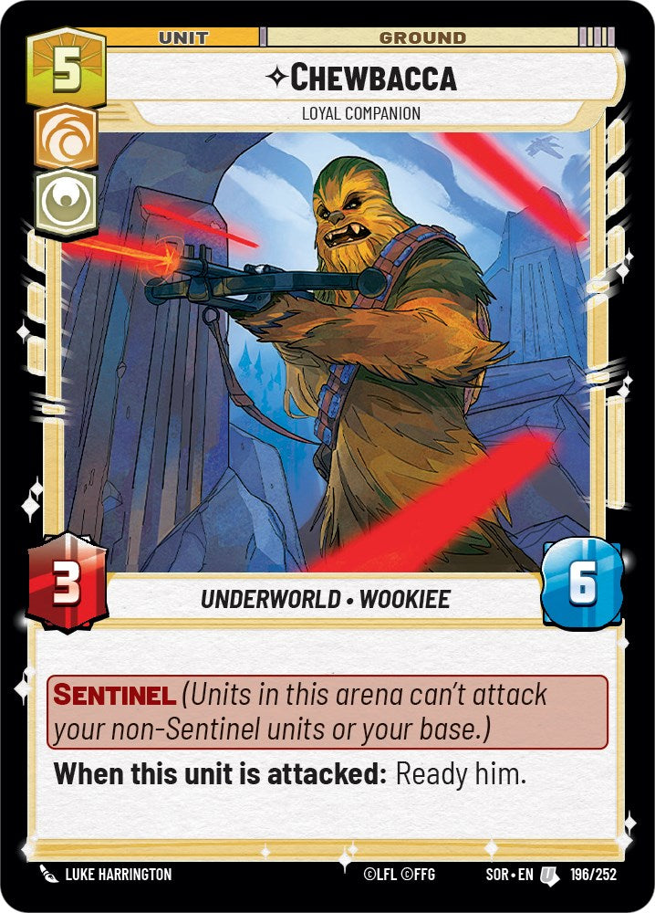 Chewbacca - Loyal Companion (196/252) [Spark of Rebellion] | Shuffle n Cut Hobbies & Games