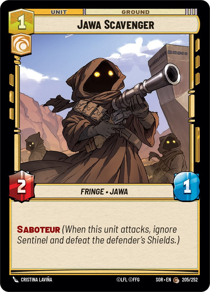 Jawa Scavenger (205/252) [Spark of Rebellion] | Shuffle n Cut Hobbies & Games