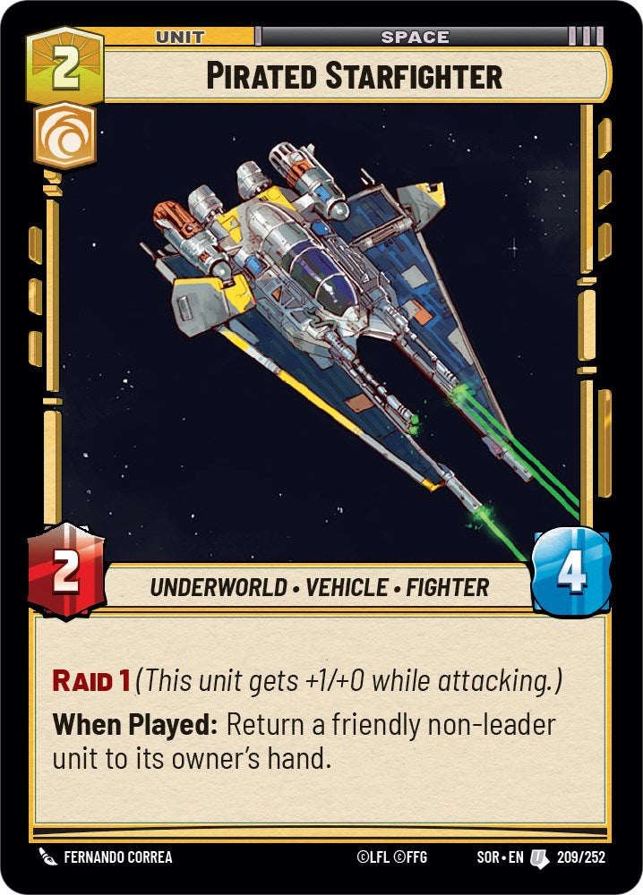 Pirated Starfighter (209/252) [Spark of Rebellion] | Shuffle n Cut Hobbies & Games