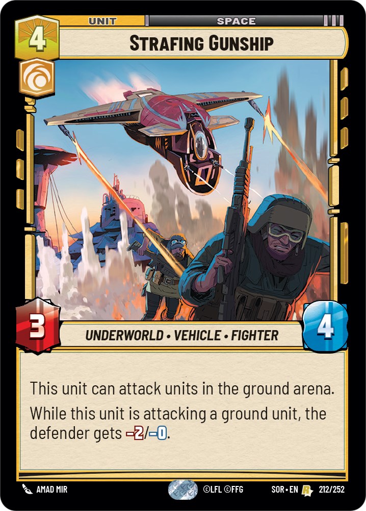 Strafing Gunship (212/252) [Spark of Rebellion] | Shuffle n Cut Hobbies & Games