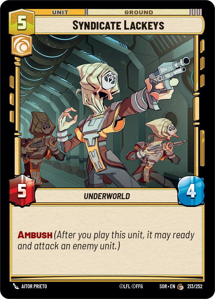 Syndicate Lackeys (213/252) [Spark of Rebellion] | Shuffle n Cut Hobbies & Games