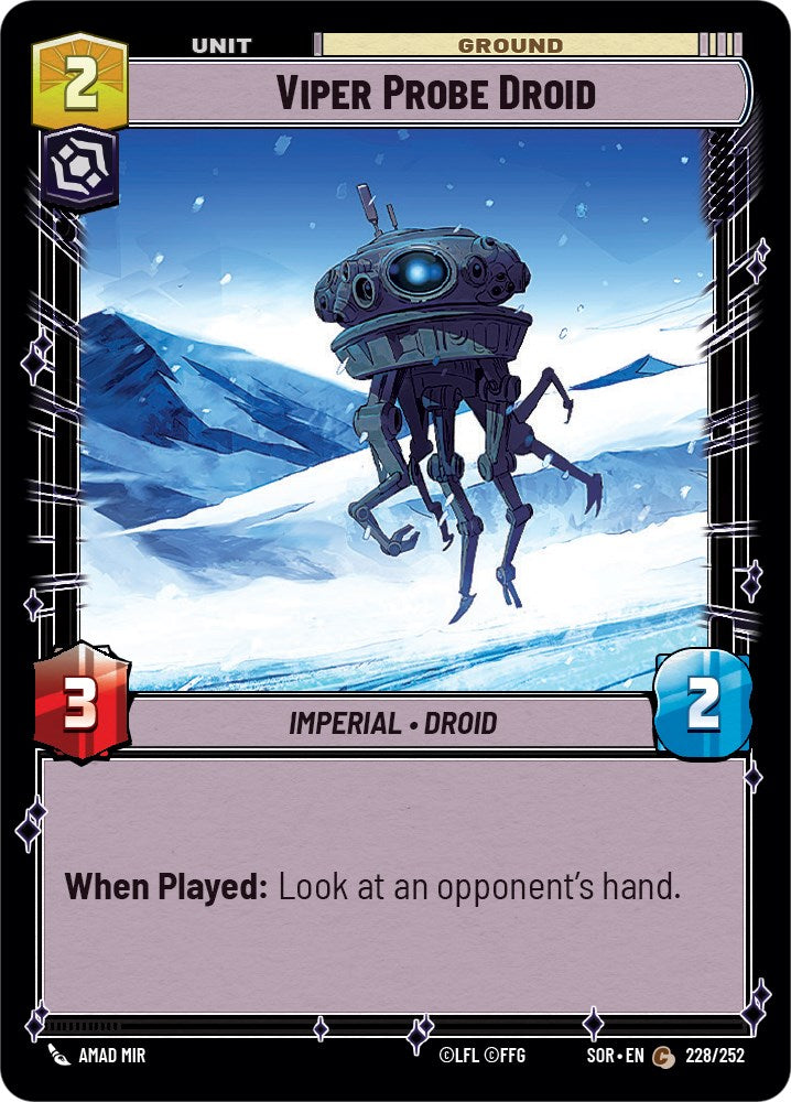Viper Probe Droid (228/252) [Spark of Rebellion] | Shuffle n Cut Hobbies & Games