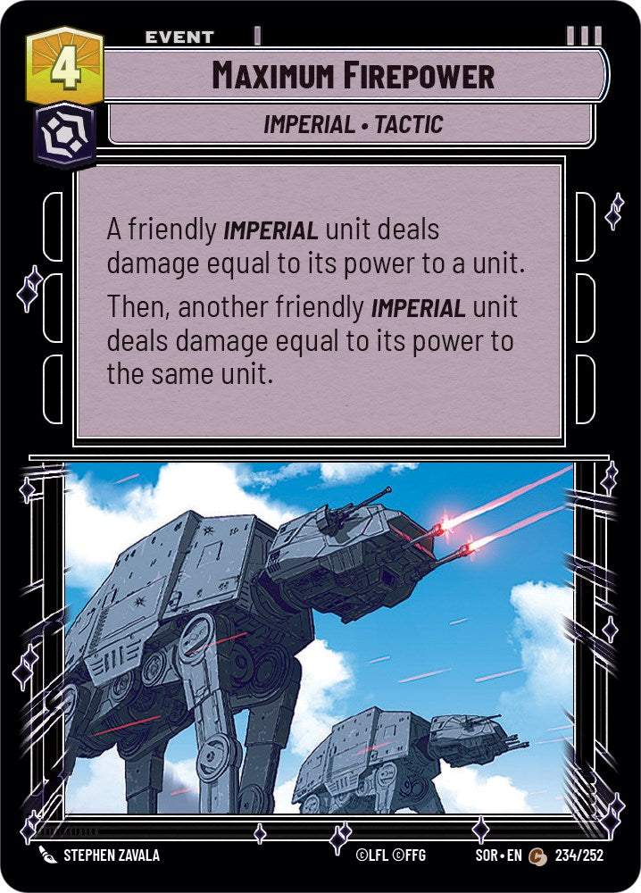 Maximum Firepower (234/252) [Spark of Rebellion] | Shuffle n Cut Hobbies & Games