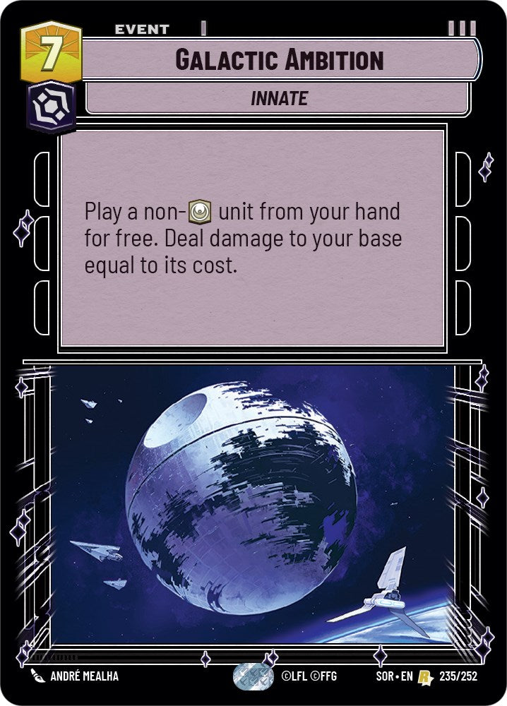 Galactic Ambition (235/252) [Spark of Rebellion] | Shuffle n Cut Hobbies & Games