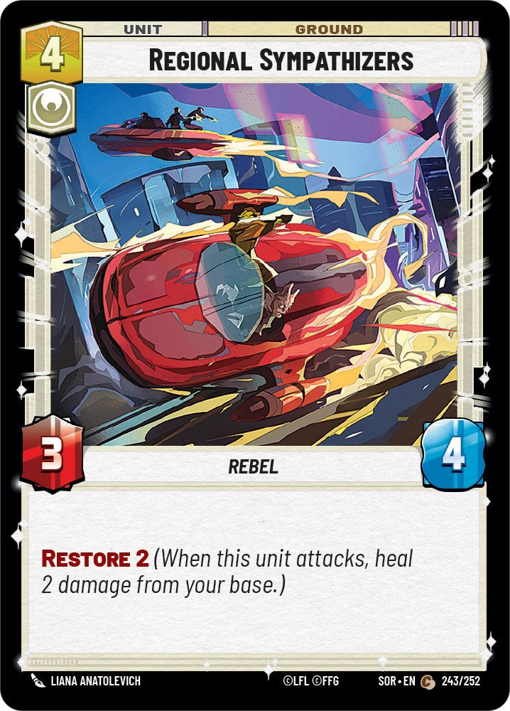 Regional Sympathizers (243/252) [Spark of Rebellion] | Shuffle n Cut Hobbies & Games