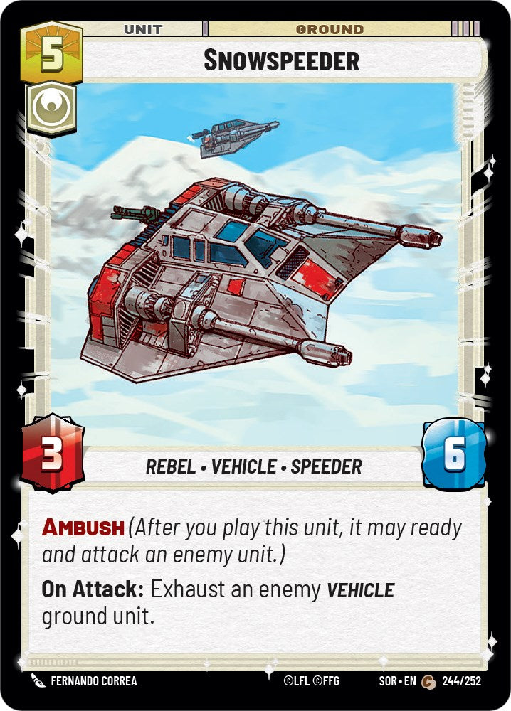 Snowspeeder (244/252) [Spark of Rebellion] | Shuffle n Cut Hobbies & Games