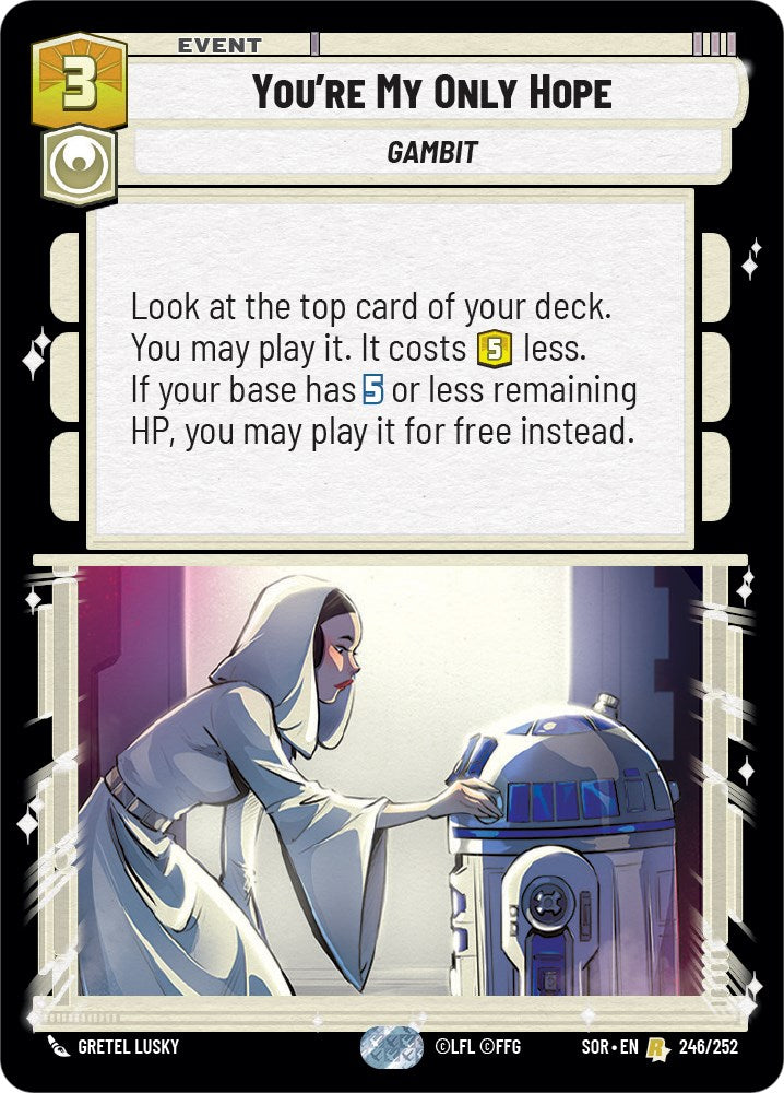 You're My Only Hope (246/252) [Spark of Rebellion] | Shuffle n Cut Hobbies & Games