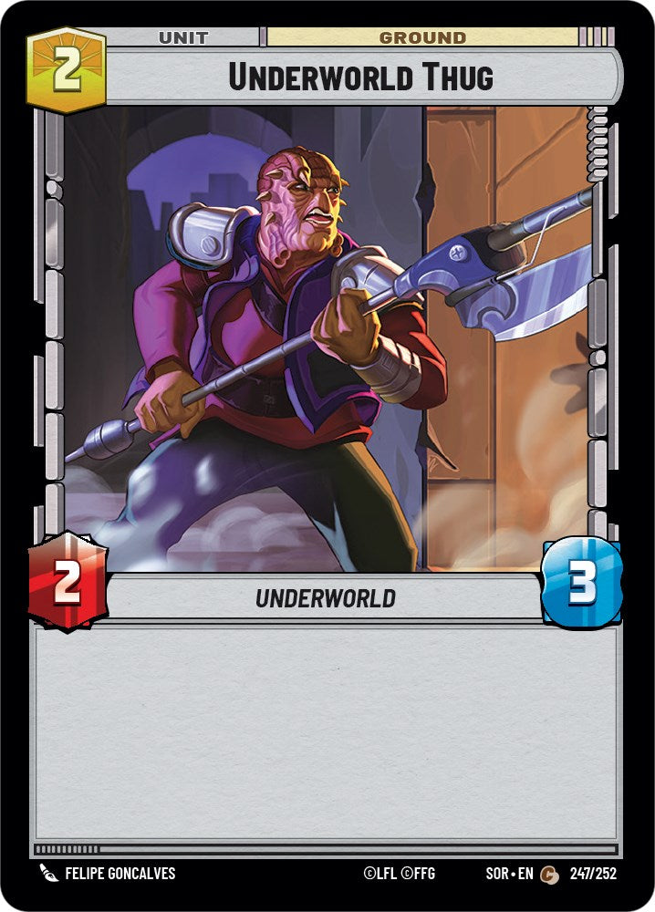 Underworld Thug (247/252) [Spark of Rebellion] | Shuffle n Cut Hobbies & Games