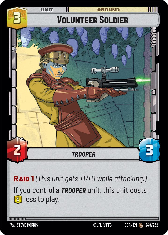 Volunteer Soldier (248/252) [Spark of Rebellion] | Shuffle n Cut Hobbies & Games