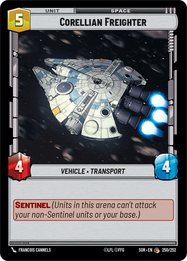 Corellian Freighter (250/252) [Spark of Rebellion] | Shuffle n Cut Hobbies & Games