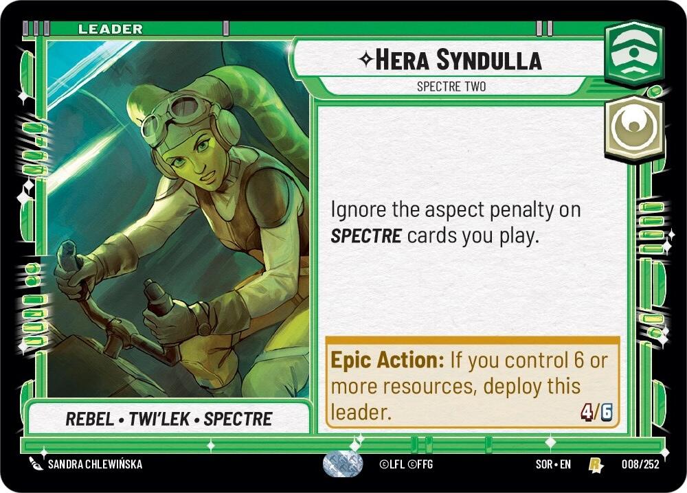 Hera Syndulla - Spectre Two (008/252) [Spark of Rebellion] | Shuffle n Cut Hobbies & Games